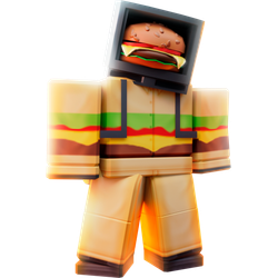 Hamburger TV Man